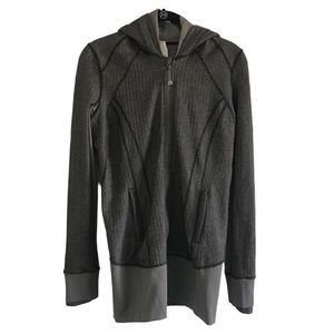 Lululemon Daily Practice Jacket Slate Black / Slate sz 8